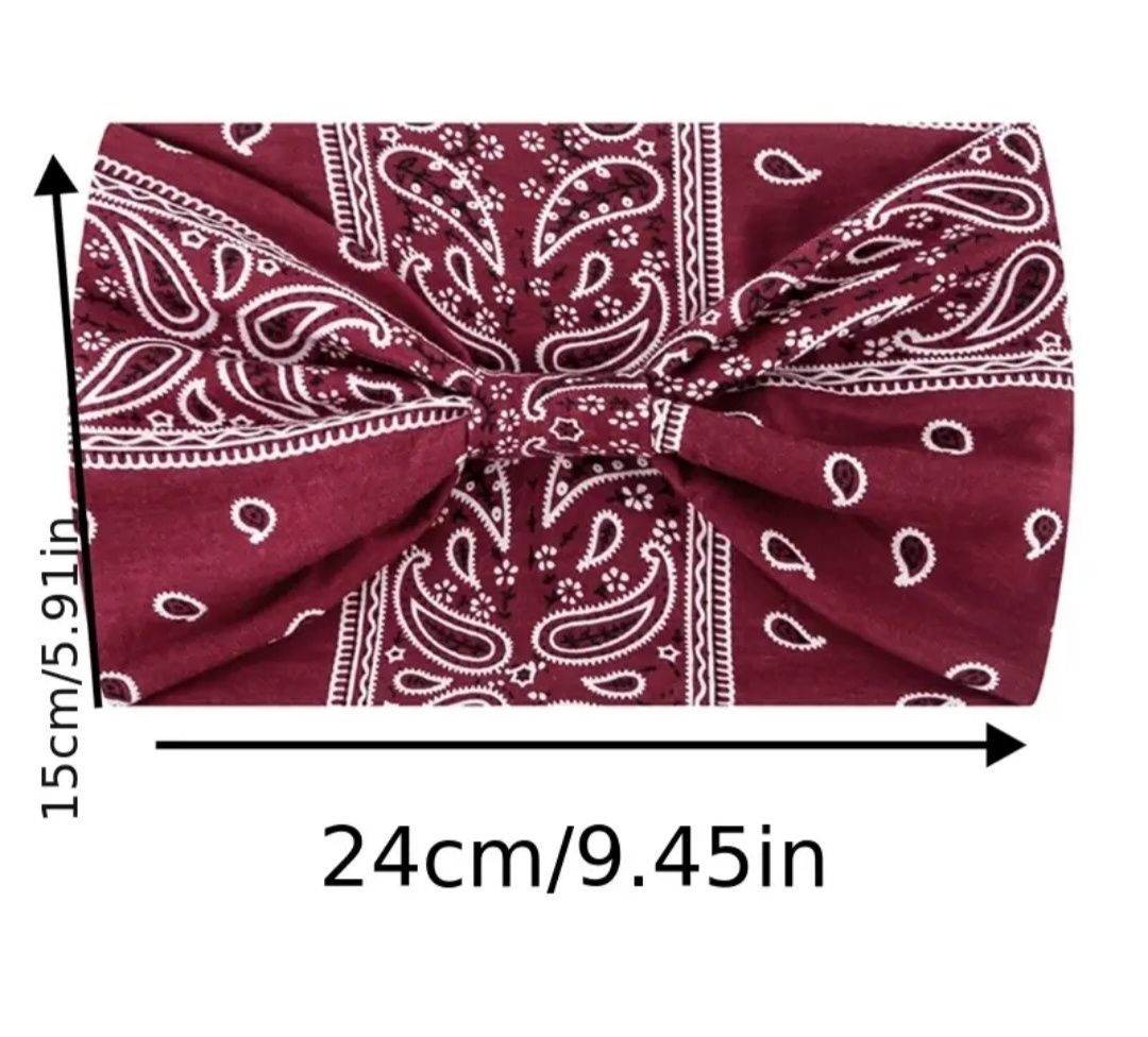 Opaska bandana na głowę