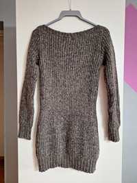 Krótka sukienka sweterkowa tunika Moodo rozmiar M