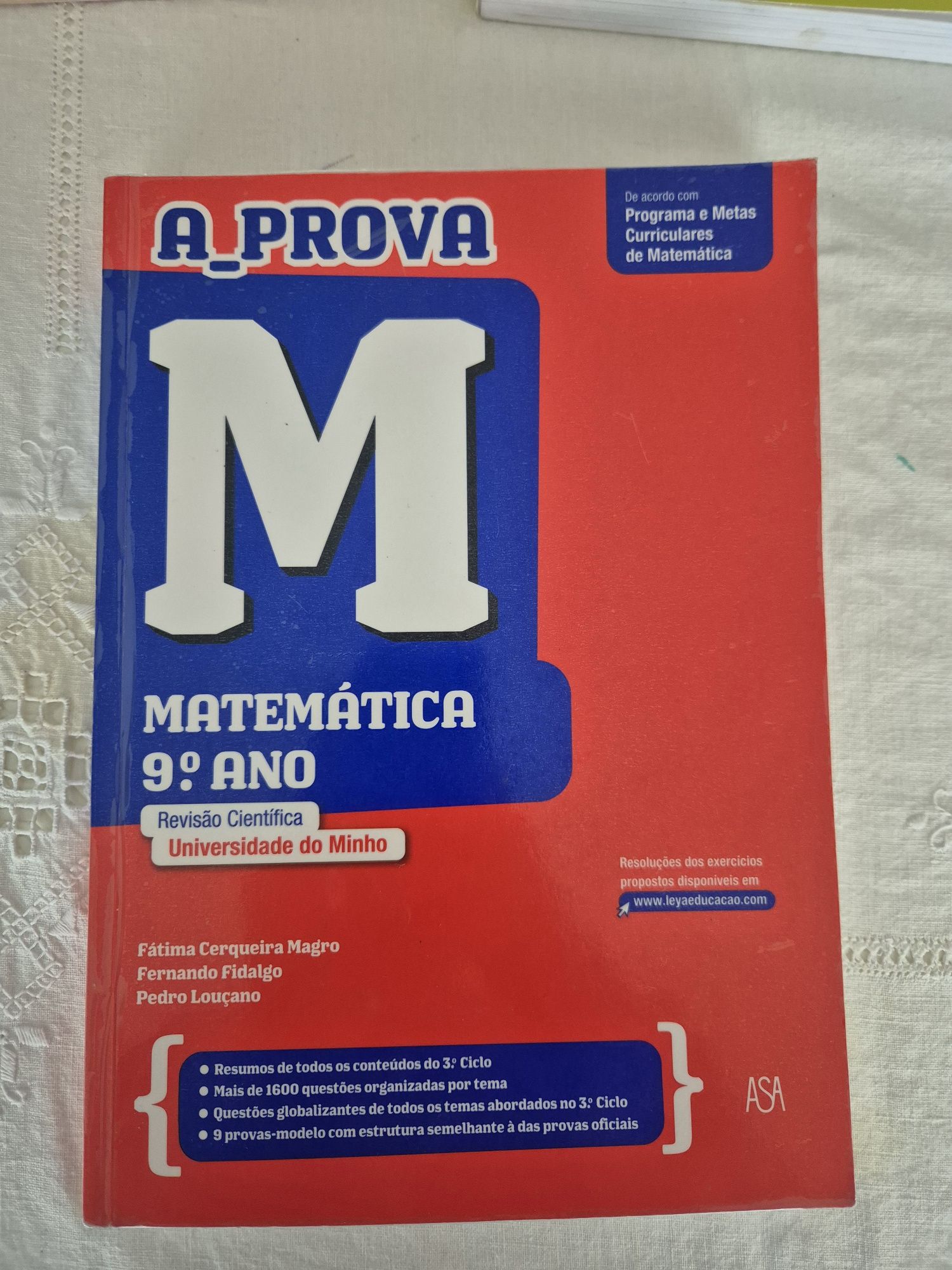 Livros de Preparação para Prova Final 9°ano