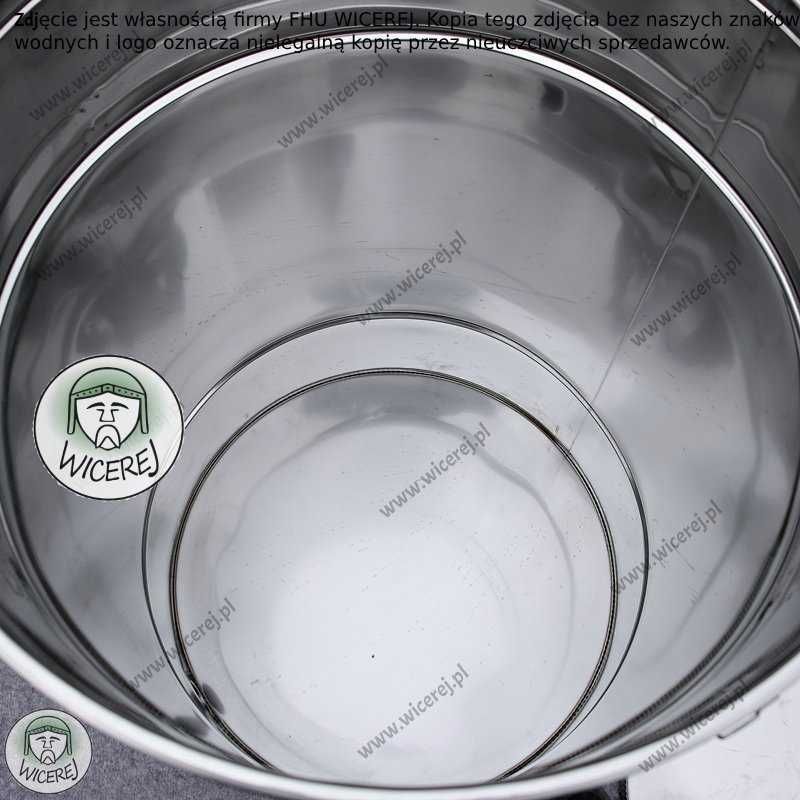 PREMIUM Odstojnik do miodu 250L z ZATRZASKAMI nierdzewny kwasoodporny