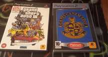 Jogos e cartão memória Playstation 2 em muito bom estado