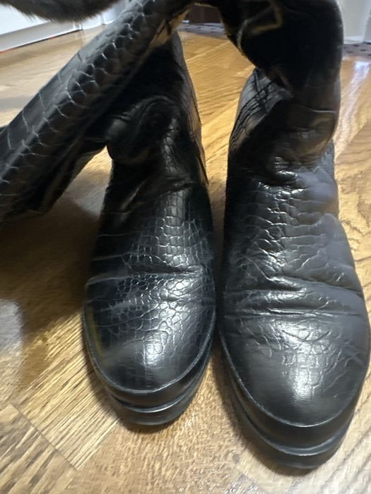 Чоботи  шкіряні жіночі євро зима.