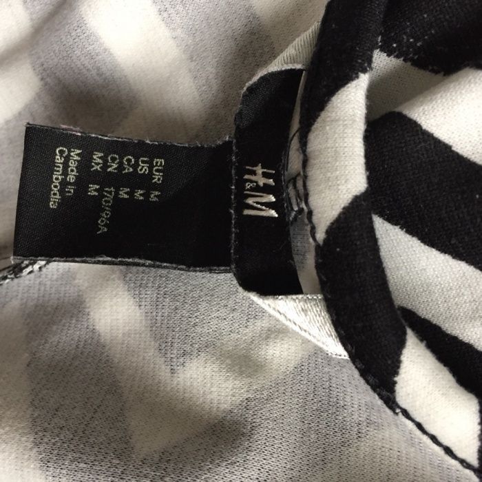 ALA zebra sukienka h&m 38