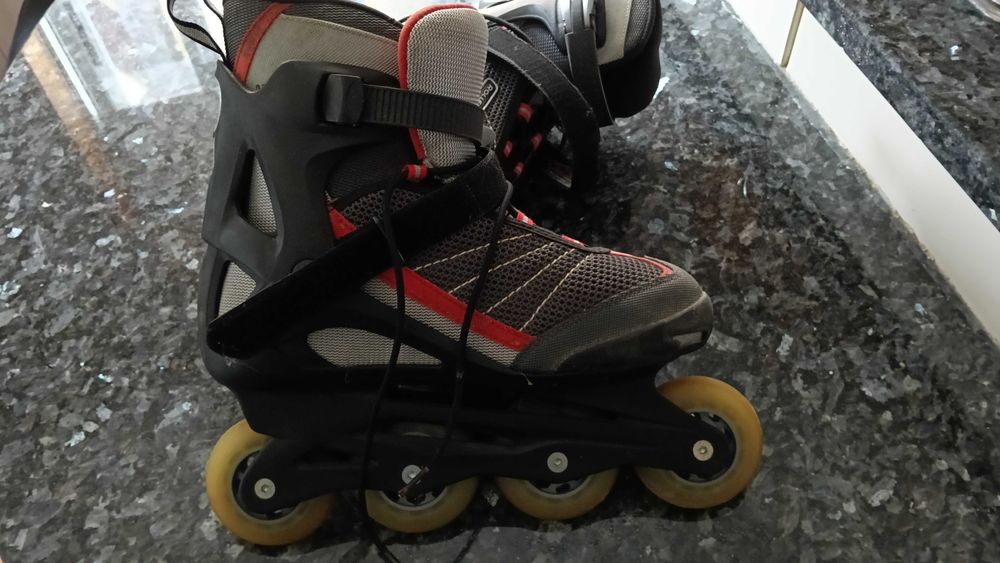 Patins em linha.