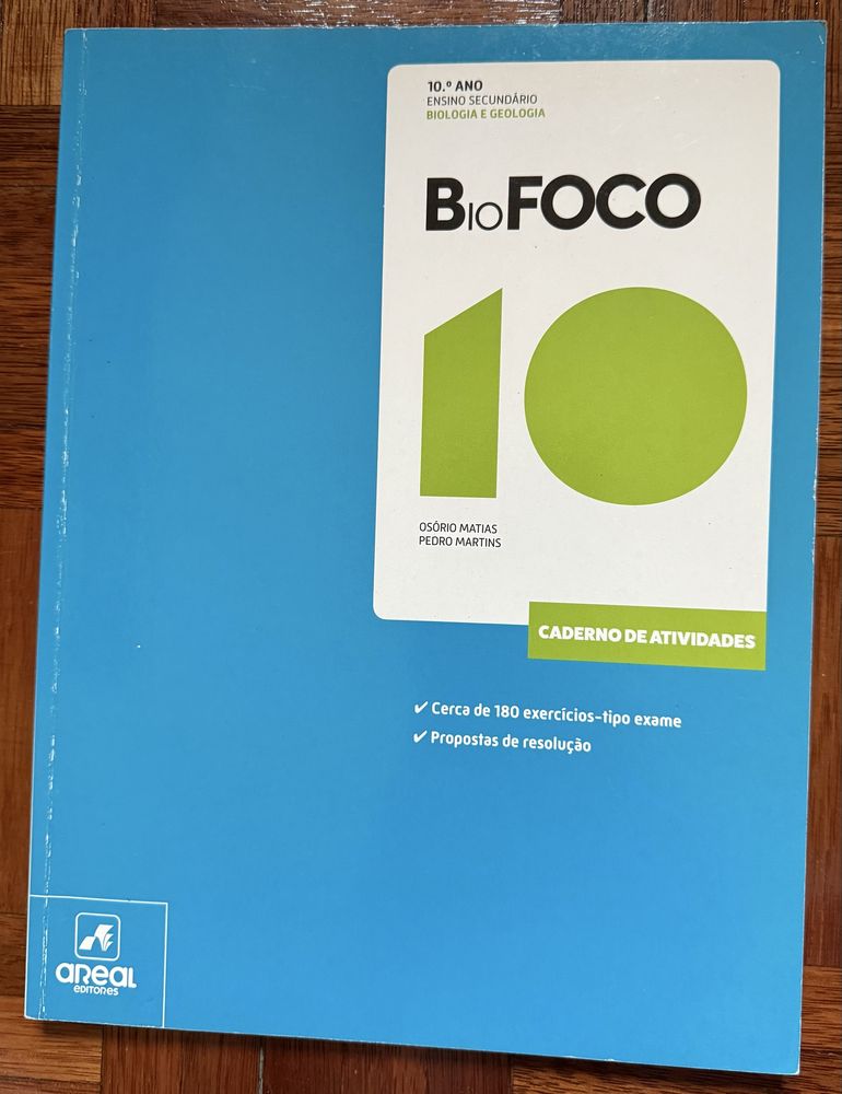 Manuais de BioFoco e GeoFoco+ caderno de atividades- 10 ano