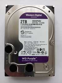 Dysk 2TB WD Purple WD20PURZ SATA 5400 RPM Jak Nowy
