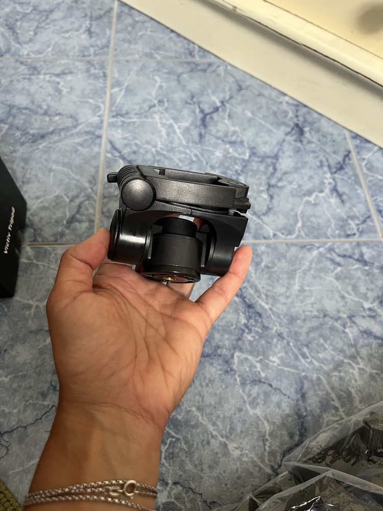 Tripé de camera e telefone