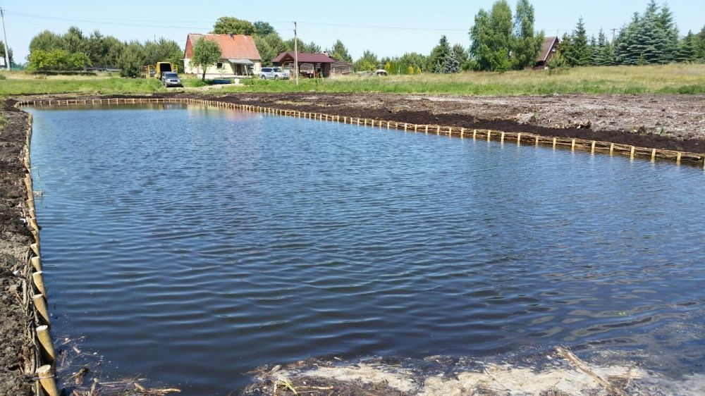 Kopanie i czyszczenie stawów odA-Z(faszyna oczko wodne pomost plaża)