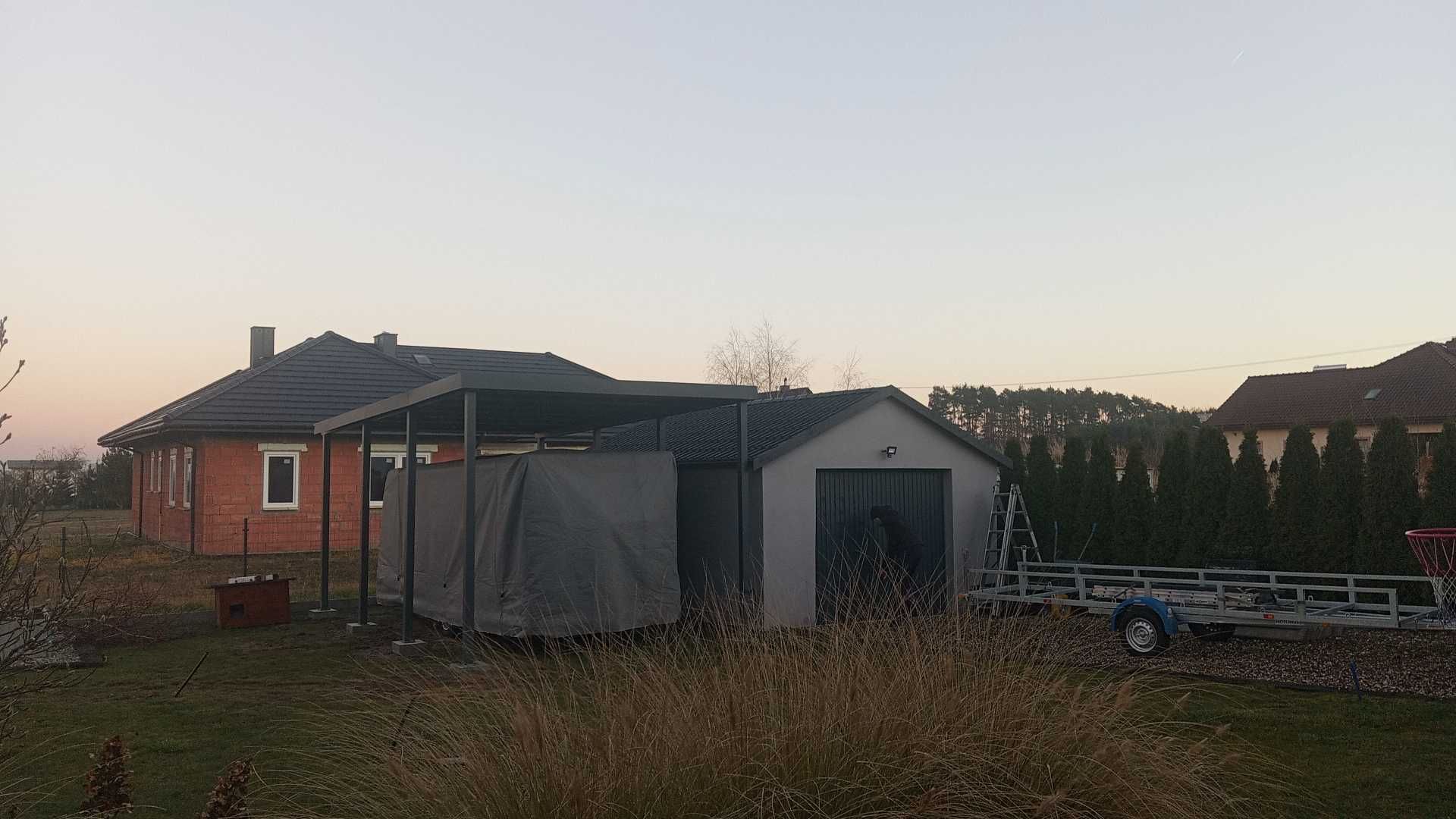 Zadaszenie tarasu balkonu wiata samochodowa altany