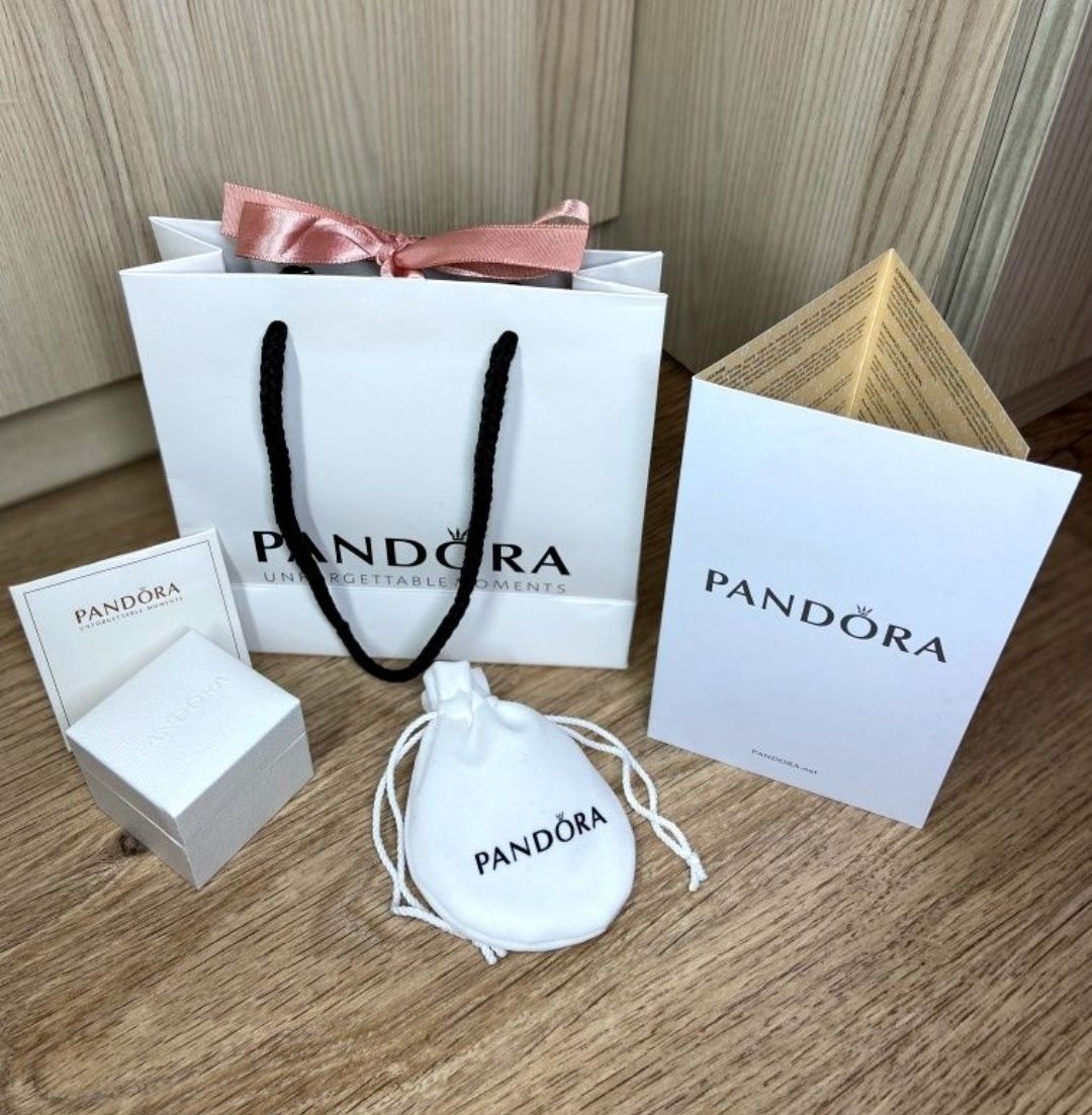 Серьги Pandora Сережки Пандора кульчики пусети пусеты пусет!