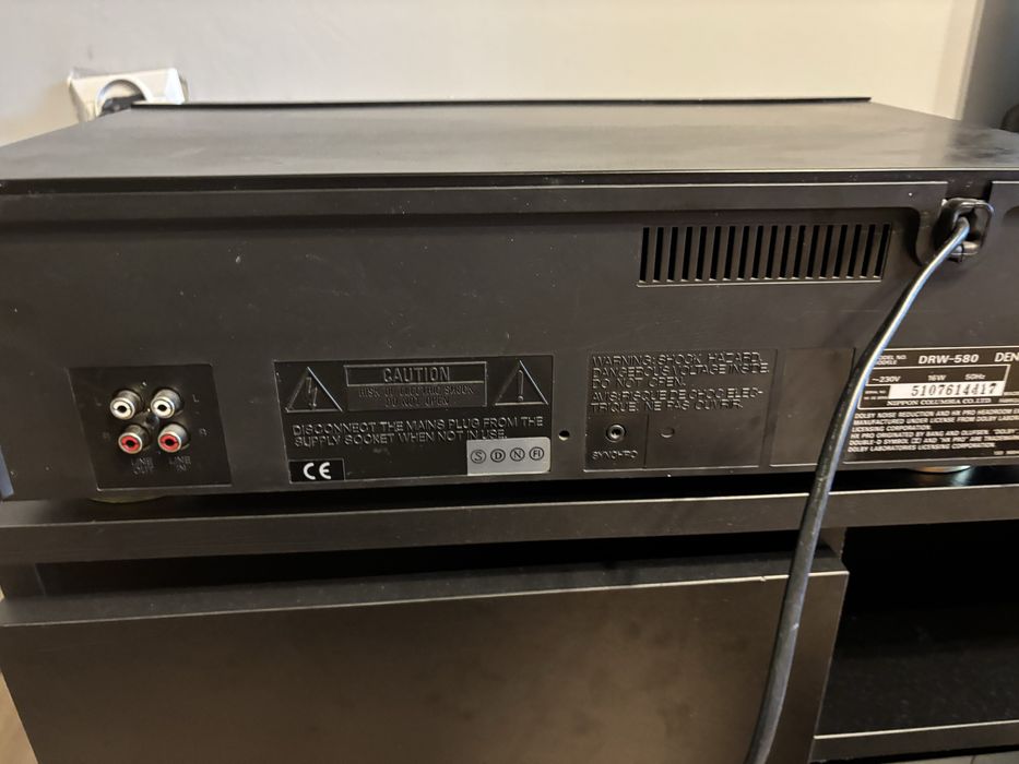Magnetofon dwukasetowy Auto reverese deck Denon DRW-580