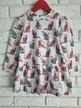 [handmade] tunika koty dresówka r. ok 104