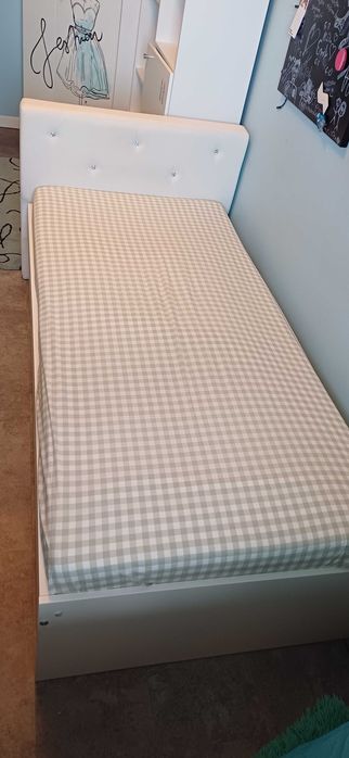łóżko fashion mint dwupoziomowe z materacami