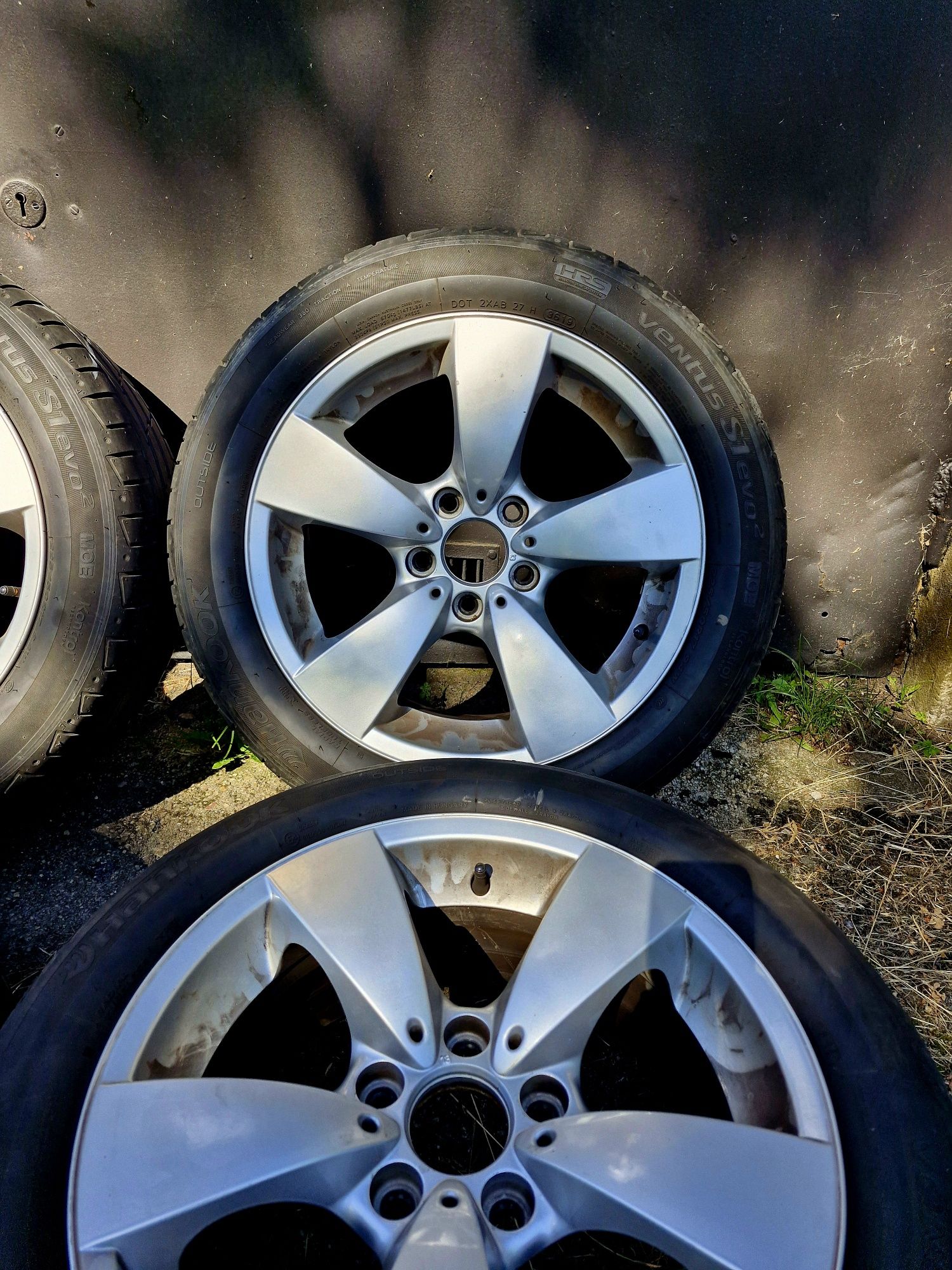 4 felgi BMW styling 122 oryginal z oponami Hancock 225/50/17