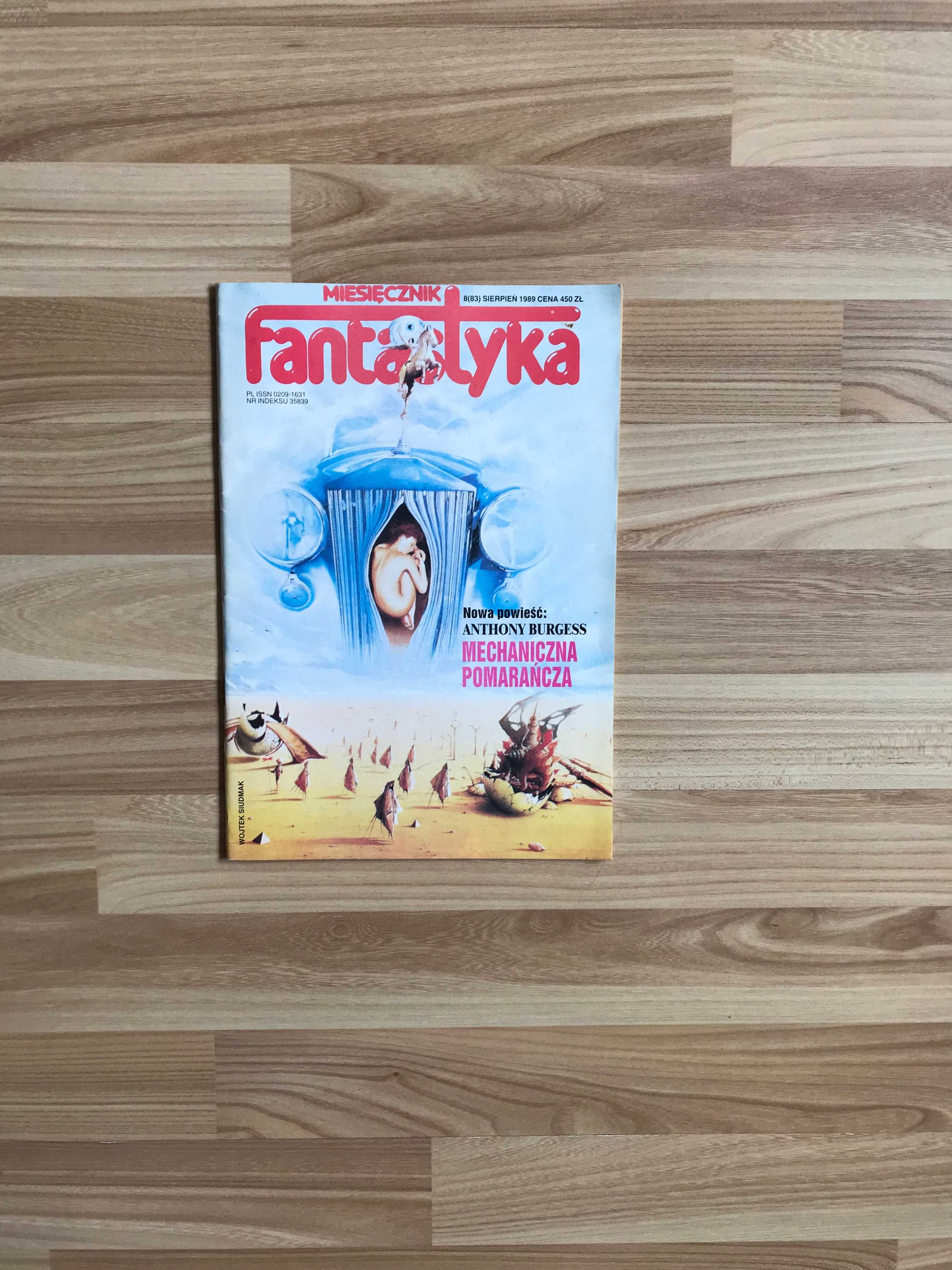 Miesięcznik Fantastyka 8 (83) 1989 Mechaniczna Pomarańcza