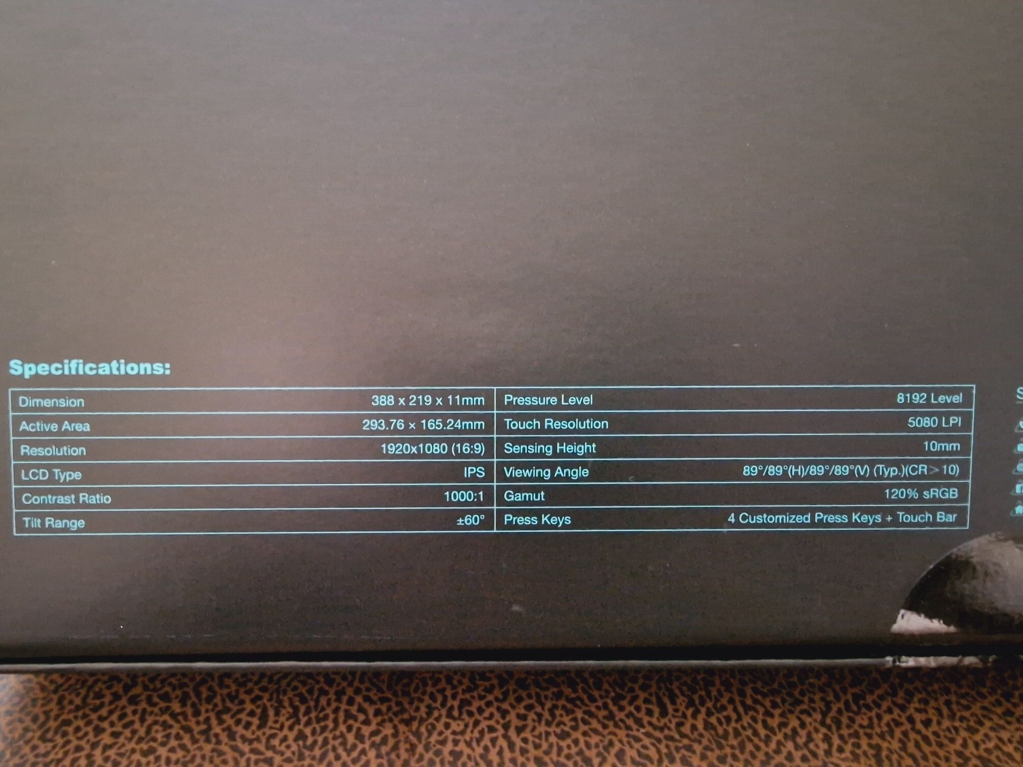 Tablet graficzny HUION KAMVAS PRO 13