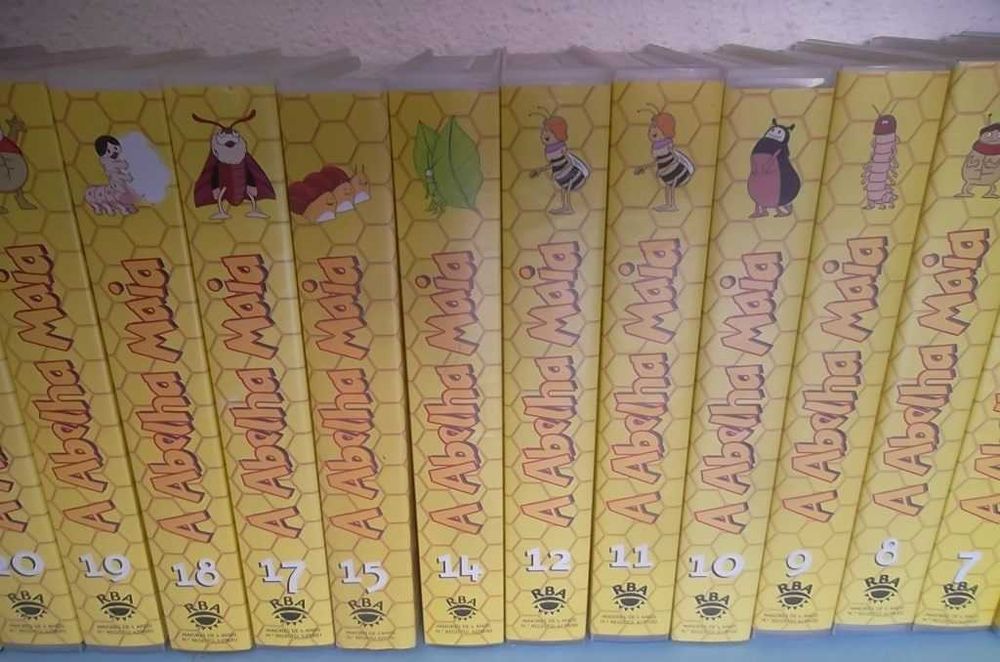 Colecção VHS Abelha Maia vintage