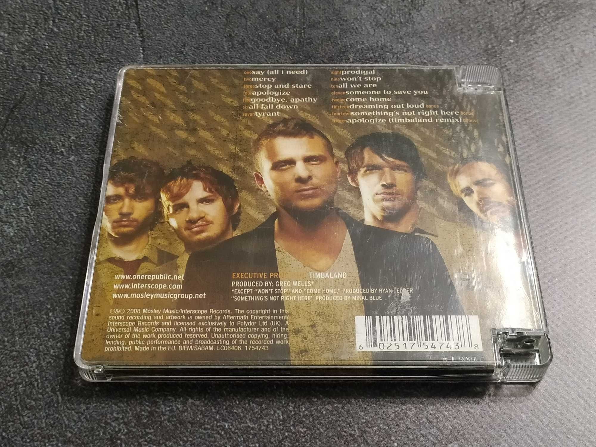 OneRepublic -Dreaming Out Loud -CD Wrocław