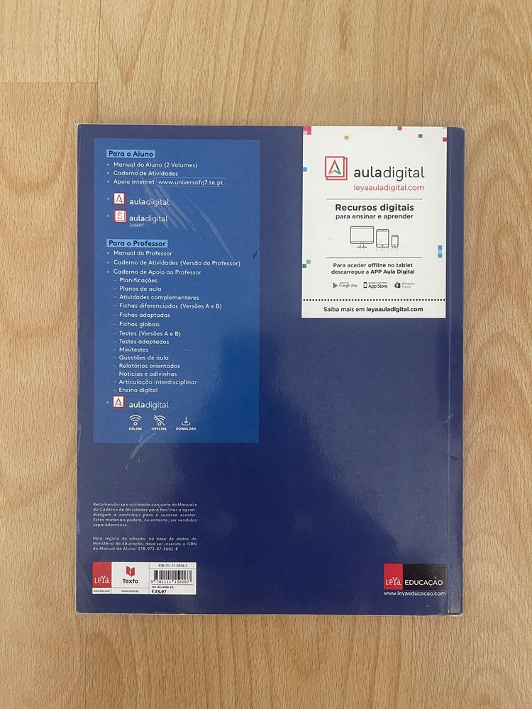 Manual de físico-química “Umiverso FQ” 7° ano