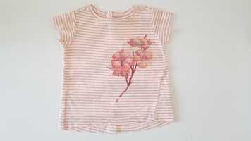 T-shirt 74 (6-9 m-cy) Zara. Nowy