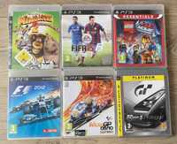 6 SZT PS3 gry na konsole Formuła Fifa 15 Lego Movie Madagaskar MotoGP