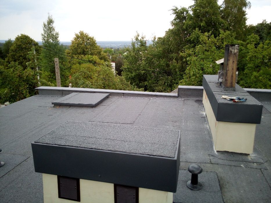 PVC-EPDM,DACHY PAPA termozgrzewalna, Tarasy  wentylowane DachówTPI-TPO