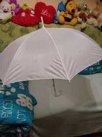 Зонт белый