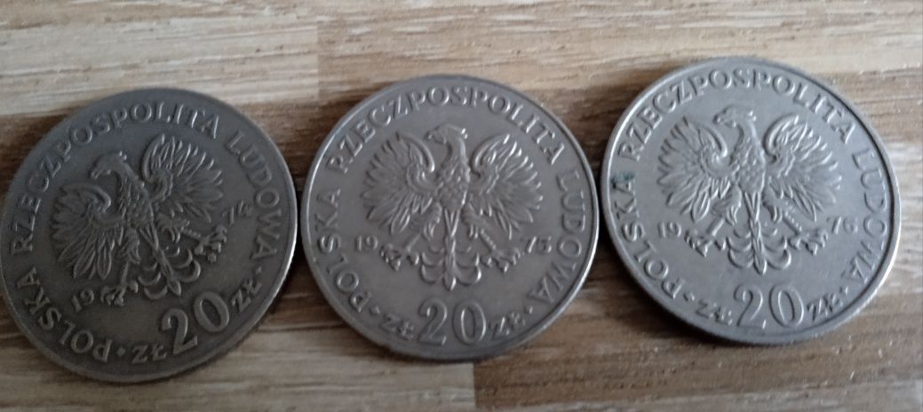 Zestaw monet z Nowotko  z lat 1974- 1976