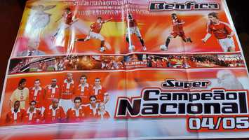 Poster Benfica campeão 2004/2005