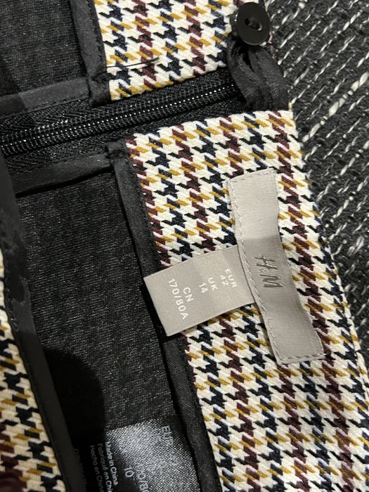 Юбка довжині міді (до колін/трішки може заходити)  в гусячу лапку