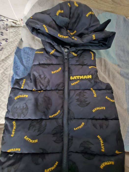Kamizelka bezrękawnik batman dla chłopca, 92 cm 2-3 lata