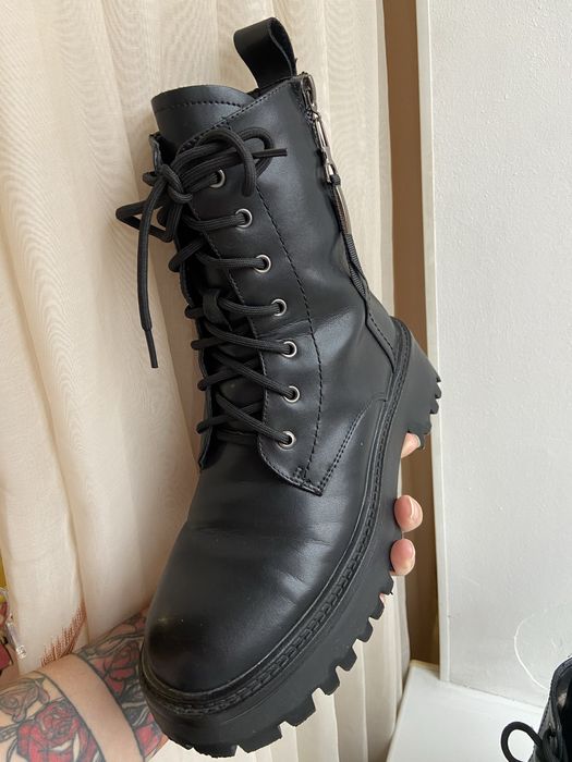 Зимові жіночі шкіряні чоботи