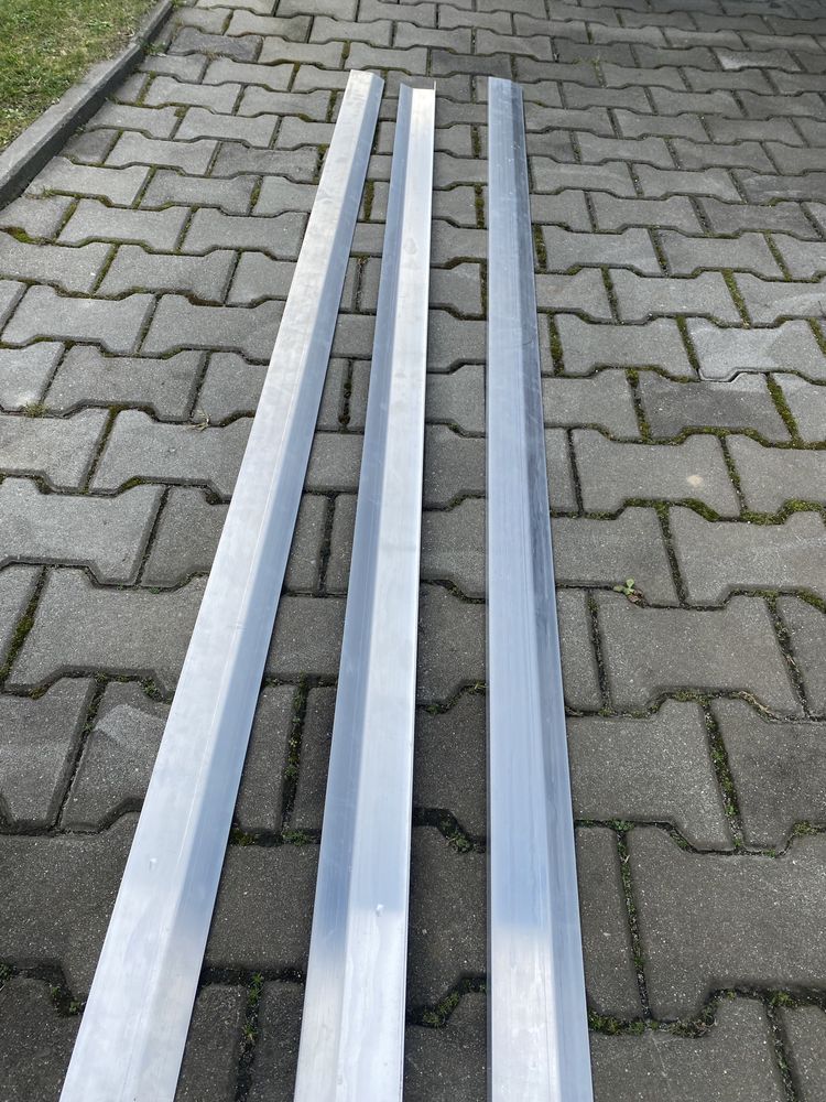 Aluminiowe profile 20x50x30 rynna, odwodnienie