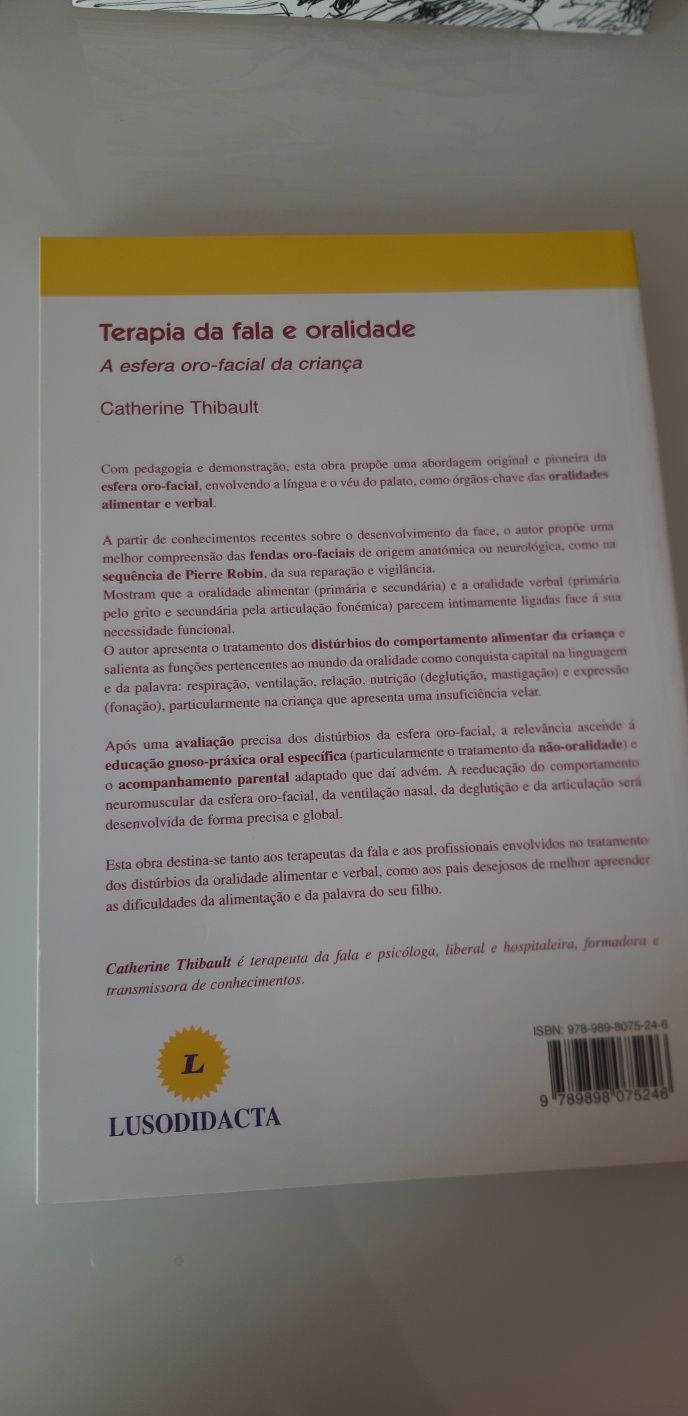 Livro "Terapia da Fala e a Oralidade" Lusodidacta