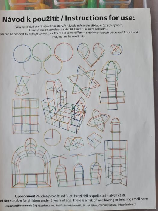 Klocki Konstrukcyjne Rurki