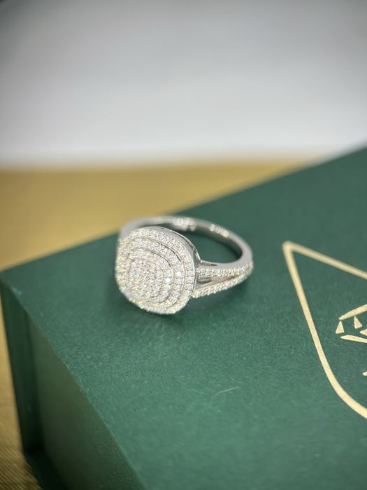 Кольцо с бриллиантами 0.80ct золото 585 натуральные бриллианты