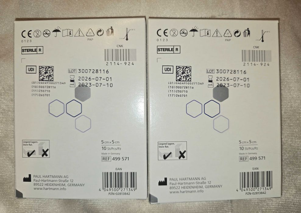 Atrauman Ag Opatrunki ze srebrem 5x5cm, 20szt.