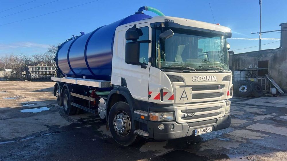 SCANIA P320.Beczka asenizacyjna 20 M3, SPECJALNY