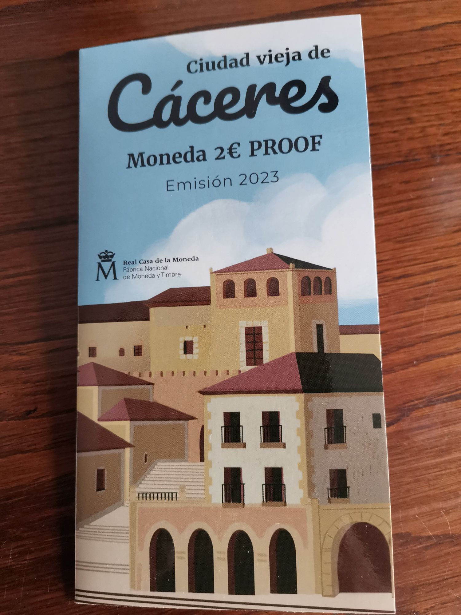 Moeda 2€ proof Cáceres - Espanha 2023