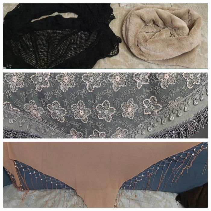 Хустка велика (Японія), палантини, шарфи,косинки, платки,Шарф-снуд