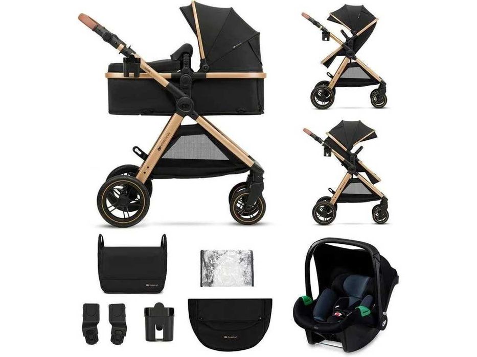 Carrinho de Bebé KINDERKRAFT Esme 3 em 1 - Novo c/garantia