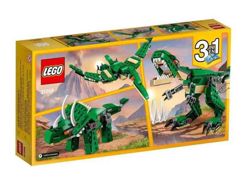 LEGO 31058 Creator 3w1 - Potężne dinozaury + torba GRATIS