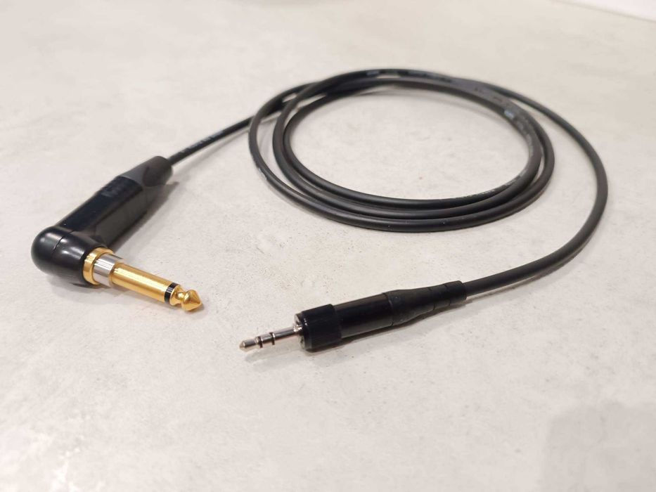 Kabel instrumentalny gitarowy do Sennheiser Sk ew Neutrik Silent