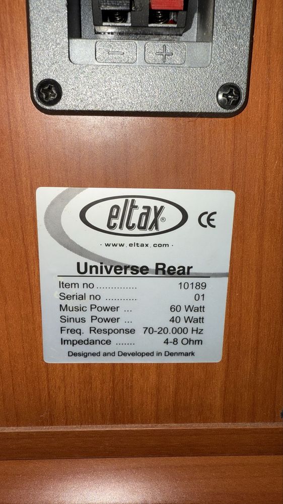 Kolumny Eltax 5 szt + subwoofer