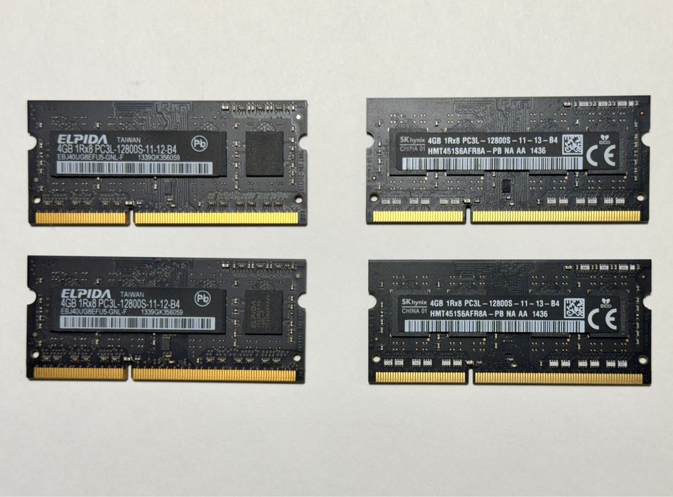 8GB (2x4GB) DDR3 1600Mhz para Apple (original)