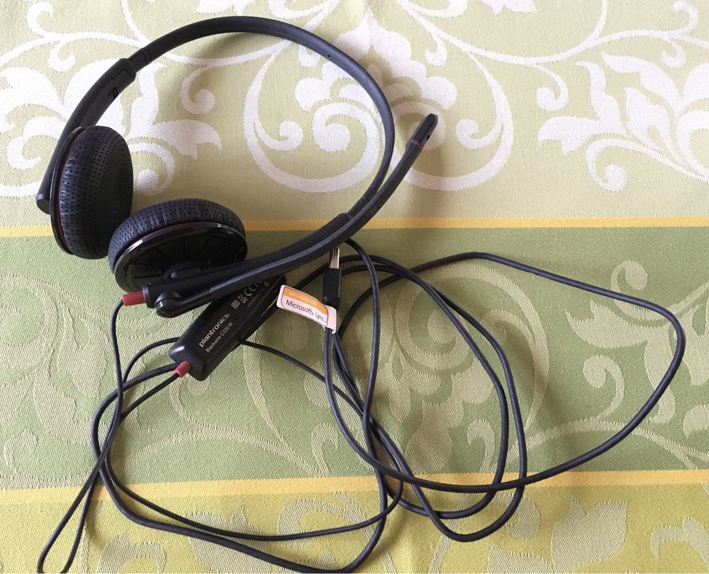 Słuchawki przewodowe Plantronics Blackwire C320-M mikrofon USB czarne