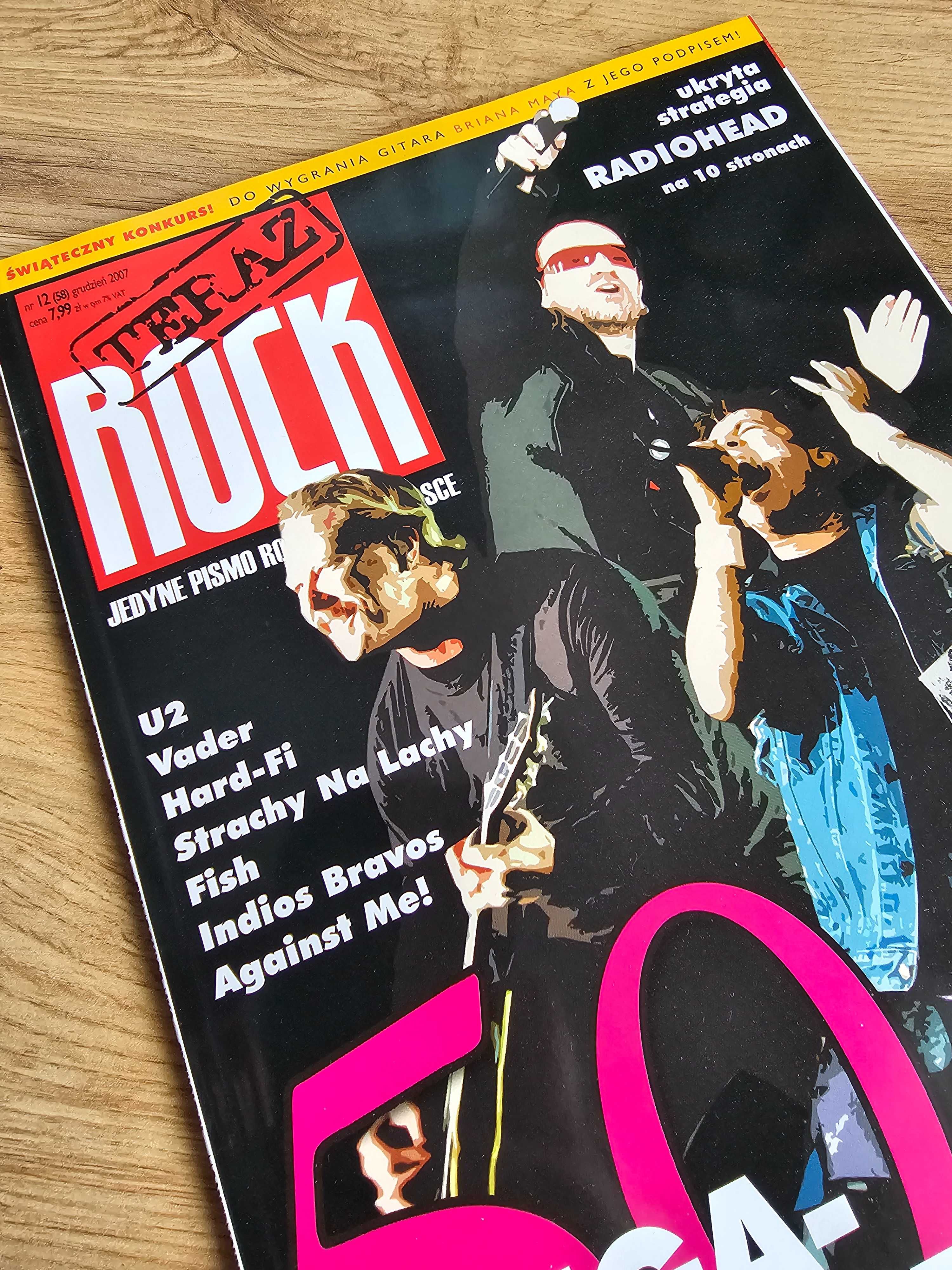 Teraz Rock 12/2007 - Radiohead, Jan Borysewicz, U2, Vader, Fish