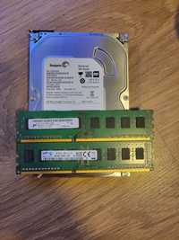 комплект ddr3 8gb + 500gb hdd