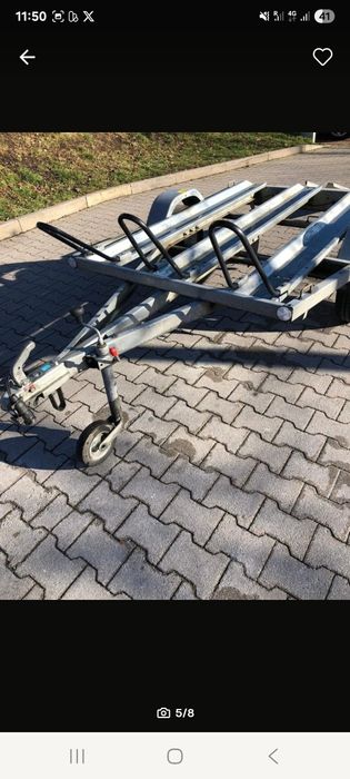 Przyczepa burtowa 750kg motocykle