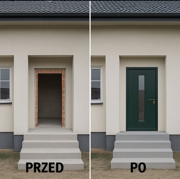 Montaż drzwi Zabrze Gliwice Wewnętrzne,zewnętrzne,Skracanie,Regulacja